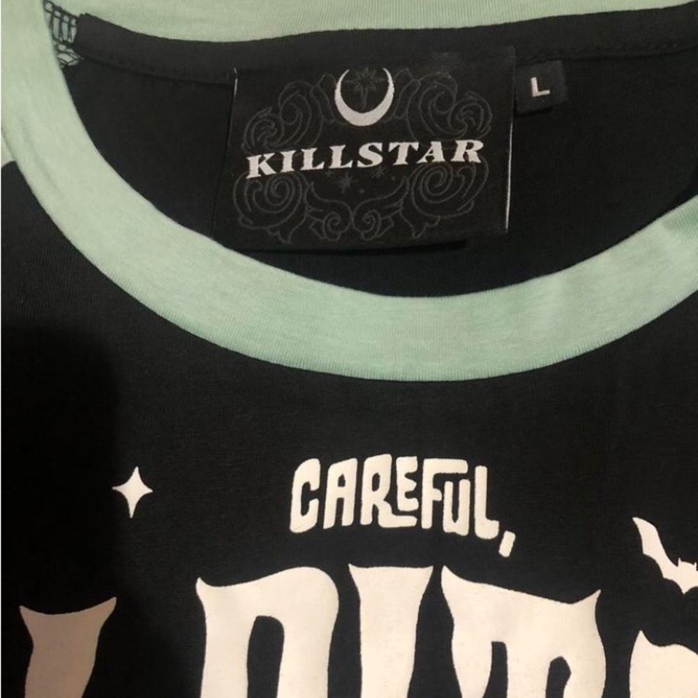 Killstar "Careful, I Bite" Shrunk Tee - Picture 2 of 9